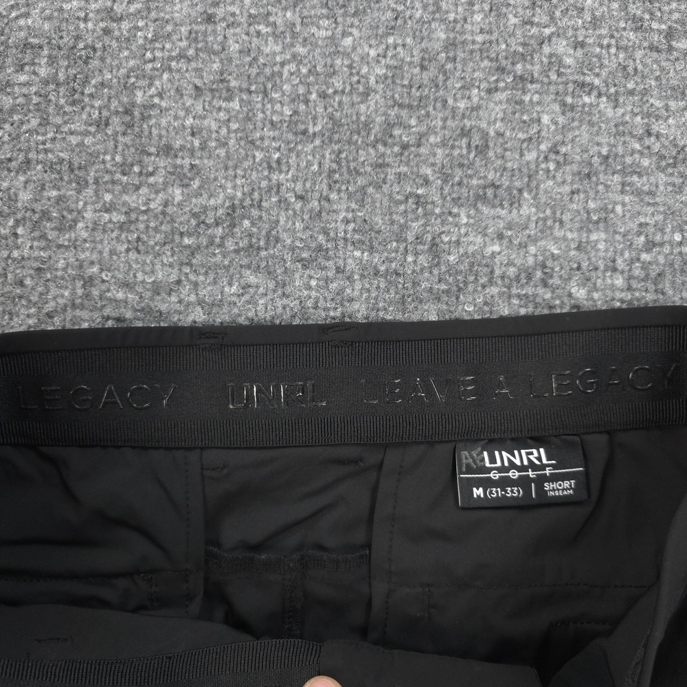 UNRL Pants Mens 32x28 M Black Concourse Chino Stretch Performance Golf‎ Casual - Picture 3 of 14